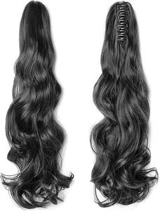 Extensión de Cabello Natural Ondulado con Textura Natural, Cola de Caballo de Cabello Remy Indio, Suministro al por Mayor al Mejor Precio - Product Image 3