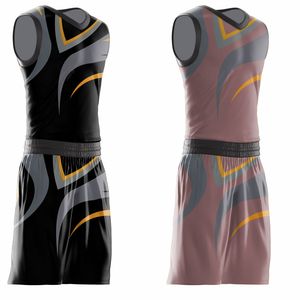 ชุดบาสเก็ตบอลโพลีเอสเตอร์สำหรับผู้ชายชุดเล่นเกมสองด้านเสื้อยืดบาสเกตบอลแบบกลับด้านได้สำหรับเด็กและเยาวชน - Product Image 3