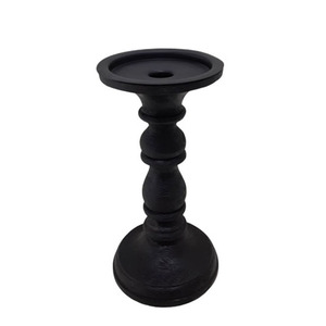 ชุดเชิงเทียนไม้เหล็กและมะม่วง3อันขนาดใหญ่เชิงเทียนสีดำสำหรับงานแต่งงานและตกแต่งบ้าน - Product Image 3