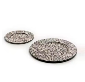 Platos de servir de nácar, platos redondos con logotipo personalizado para el hogar, hoteles, bodas y decoración de vajilla de restaurante - Product Image 6