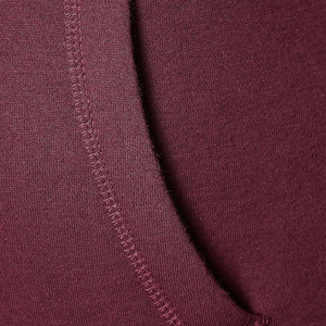 Couleur bordeaux hommes vêtements de rue sweats à capuche Logo personnalisé haute qualité Streetwear 500 GSM 100% coton polaire épais pull à capuche hommes - Product Image 5