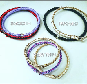 Collier de maison Tresse ronde mince collier de chien paracord durable sur mesure Collier de chien en cuir vert pour lévrier et Whippet - Product Image 2