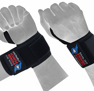 Sangles de poignet de qualité supérieure, enveloppes professionnelles, pour entraînement, Fitness, avec boucle de pouce robuste, 1 paire - Product Image 1