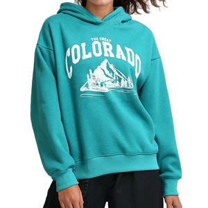 Pull à capuche 100% coton de haute qualité pour femmes nouveau Style tenue décontracté avec logo impression personnalisée produit d'hiver poches OEM - Product Image 1