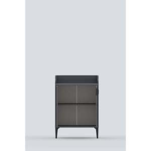Harmony Mini Coffee Bar Cabinet 2 Doors Modern <b>Kitchen</b> <b>Sideboard</b> Cupboard Studio Coffee Station Small Storage Pantry Unit - Product Image 2