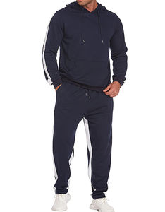 Conjunto Deportivo de Invierno de Dos Piezas para Hombre, Ecológico y de Alta Calidad, con Logotipo Personalizable, Sudadera con Capucha, Reversible, para Entrenamiento/Fitness - Product Image 3