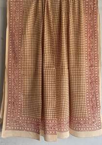 100% coton artisanal écharpe Jaipur traditionnel main bloc imprimé écharpe Boho Chic léger à la main doux coton écharpe - Product Image 2