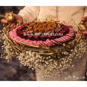 Bols à Chocolat de Mariage en Fer Plaqué Or Vintage Fait à la Main, Conception Merveilleuse, Grande Taille, Prix Compétitif - Product Image 2