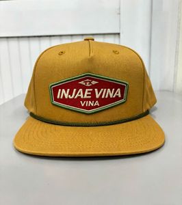 OEM Custom 5 Panel Snapback Hat with 3D Embroidered Logo Hat Rope <b>Flat</b> Brim Breathable Adjustable Golf <b>Cap</b> For <b>Men</b> And Women - Product Image 1