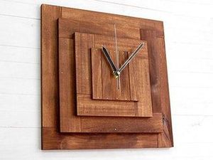 OUTIL PERSONNALISÉ HORLOGE MURALE EN BOIS POUR ÉLÉGANT DÉCOR MAISON MODERNE Corps en bambou avec Rosh naturel pour les occasions de mariage - Product Image 2