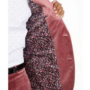 INC International Concepts Blazer da uomo in velluto taglia grande e alta, colore rosa 3XB - Product Image 3