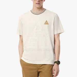 T-shirts pour hommes avec logo personnalisé OEM, manches courtes, séchage rapide, vente en gros, prix 2025 - Product Image 1