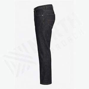 Jeans en denim de couleur personnalisée pour hommes, hiver, automne, lavés, tendance streetwear, designs personnalisés, prix d'usine, vente en gros, couleur personnalisée - Product Image 3
