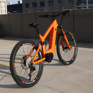 Vélo électrique d'<span class=keywords><strong>enduro</strong></span> 19 ''FOX à suspension en carbone 29 Zoll Bicicletta Eletrica 1000W Vélo de montagne électrique Fox Bicicleta - Product Image 3