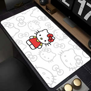 Extra Large Hello Kitty <b>Mouse</b> <b>Pad</b> Anti-Slip Waterproof Desk Mat with RGB <b>LED</b> Light Ergonomic Square Shape Printed Style - Product Image 3