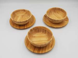 Ciotola di bambù naturale durevole zuppa di legno ecologica/insalata/frutta/Snack <span class=keywords><strong>Bowl</strong></span> Decor Made In Vietnam - Product Image 2