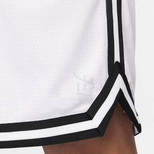 Shorts de basket-ball pour hommes en maille imprimée de haute qualité, à séchage rapide, avec logo personnalisé, mode estivale, noir - Product Image 3