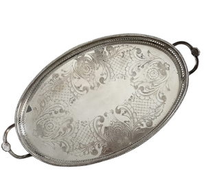 Excelente bandeja de servicio de aluminio para mesa de hotel Bandeja de aluminio decorativa superventas Precio superior - Product Image 3