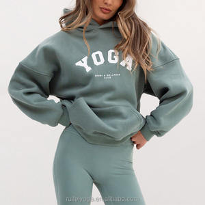 Streetwear unisexe brodé 3d graphique personnalisé sweat-shirt à capuche et sweat-shirt en éponge française 100% coton épais et surdimensionné pour femme - Product Image 1