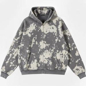 Sweat-shirts à capuche pour hommes, sweat-shirt délavé à l'acide, prix de gros, haute qualité, pull oversize, sweat-shirts tie-dye - Product Image 3