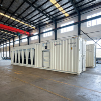 Kontainer Pendingin Hidro US DrolinBox High Density 40ft 192 Unit S19 Hydro Turnkey untuk Penambangan Bitcoin PUE 1.06