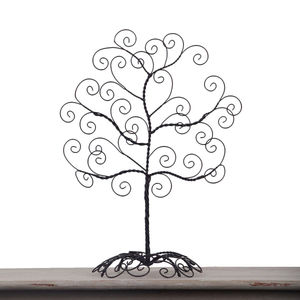 Vintage <b>Handmade</b> Eco Friendly Customizable Iron Wire <b>Card</b> Holder Black Finished Perfect <b>Christmas</b> Home Holiday Festive Decor - Product Image 5