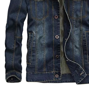 Veste en jean streetwear, mode urbaine, vêtement extérieur en jean, design personnalisé disponible, coupe moderne, légère, vestes en jean personnalisées - Product Image 5