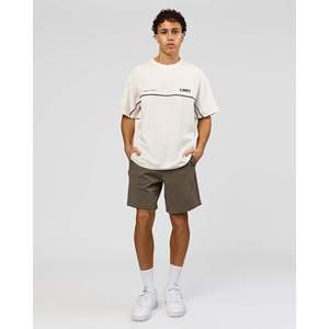 Camiseta Oversize de Alto Gramaje en Blanco Crema, 260 GSM, con Serigrafía Sólida - Product Image 6