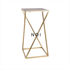 Diseño hecho a mano, decoración de sala de estar, superventas, mesa de centro de Metal, acabado brillante, sofá de tamaño estándar, mesa auxiliar - Product Image 1