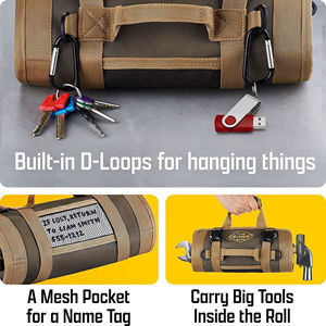 <b>Tool</b> <b>Bag</b> <b>Roll</b> <b>Bag</b> Vietnam Versatile Carrying Multiple Compartments Customizable OEM - Product Image 3