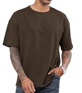 T-shirts vierges pour hommes, coupe classique, respirants, 300g, haute qualité, écologiques, motif uni, streetwear, Oxford, personnalisables avec logo OEM - Product Image 3