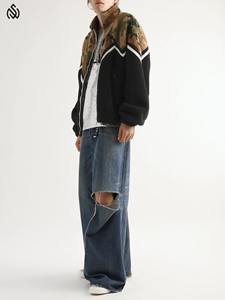 Veste Sherpa moderne design personnalisé vente en gros veste polaire zippée veste d'hiver personnalisé Sherpa polaire vente en gros - Product Image 4