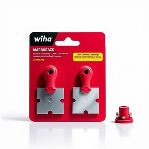 WIHA Universal Scraper Set 10 Replacement Blades 13mm Blade Width Household Cleaning Tools Accessories Including Comfort Handle - Product Image 3