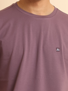 Haute qualité 100% coton hommes basique surdimensionné demi manches T-Shirt confortable tenue de tous les jours élégant décontracté imprimé motif cou - Product Image 3