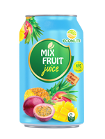 Jus de Goyave et de Fruit de la Passion Naturel de Haute Qualité 330ml en Boîte, Purée Saine, Exportation Standard, Fabriqué au Vietnam