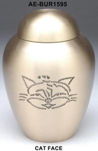 Urnes de crémation pour animaux de compagnie en laiton fabriquées à la main pour les cendres d'animaux de compagnie Urne commémorative pour compagnon bien-aimé pour les cendres - Product Image 5