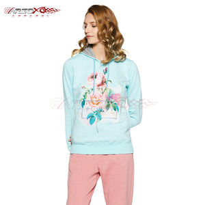 Sudadera con capucha transpirable con gráfico para mujer con aspecto estampado elegante y tela ligera cómoda Sudadera con capucha transpirable para mujer - Product Image 1