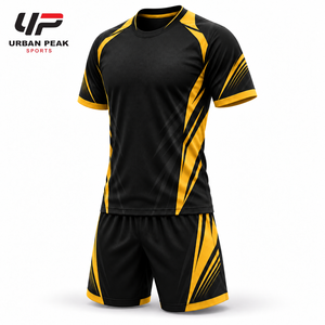Uniforme de Equipo de Fútbol que Combina Tela Moderna de Alto Rendimiento, Comodidad, Movilidad y Construcción Duradera para Entrenamiento y Partidos - Product Image 5
