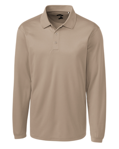 Polo pour homme à manches longues, logo personnalisé, plusieurs tailles et couleurs, piqué 50% coton/50% polyester, 220 GSM, en provenance du Bangladesh - Product Image 4