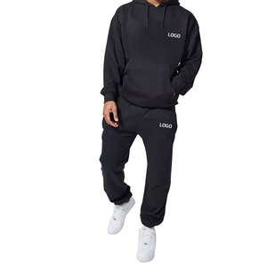 ชุดวอร์มพิมพ์ลายสีพื้นของผู้ชายผ้าฝ้าย100% สั่งพิมพ์ลายสำหรับฤดูหนาว - Product Image 2