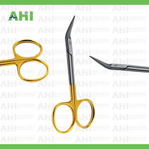 กรรไกรตัดผ้าก๊อซเกรดพรีเมียม ยี่ห้อ AHI รุ่น Class I ผลิตจากสแตนเลสสตีล ใช้งานด้วยมือ นำกลับมาใช้ใหม่ได้ ขนาด 145 มม. ด้ามโค้ง สำหรับงานผ่าตัด ได้รับการรับรองมาตรฐาน CE - Product Image 5