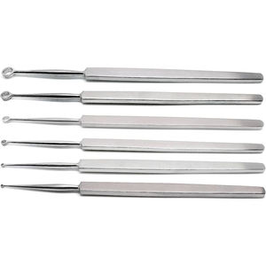 Curette cutanée de renard de haute qualité avec profil en forme de boucle Curette cutanée de renard pour la chirurgie plastique meilleure vente de qualité - Product Image 5