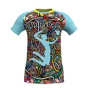เสื้อวอลเลย์บอลสำหรับทั้งชายและหญิงเสื้อวอลเลย์บอลแขนสั้นเสื้อเจอร์ซีย์ทีมวอลเลย์บอลชายหาด - Product Image 1