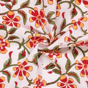 BLOCS d'INDE Bloc de Main Imprimé Serviette de Table en Coton Couleur 1 Serviettes et Accessoires - Product Image 2