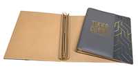 Porte-menu en cuir PU durable de qualité supérieure pour hôtel et restaurant, avec logo nickelé, format A4, porte-comptes pour clients, certifié ISO, MOQ25
