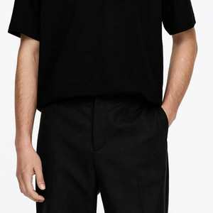 T-shirt décontracté pour hommes du meilleur fabricant 100% coton avec impression numérique Service OEM Conception d'épaule déroulante - Product Image 5