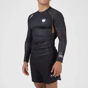Maillot de bain anti-UV 2026 personnalisé pour hommes, Rashguard de haute qualité pour BJJ MMA, UPF 50+ - Product Image 1