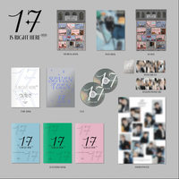 Photocard K-POP authentique SEVENTEEN BEST ALBUM [17 IS RIGHT HERE] PLEDIS HYBE Version aléatoire 2CD Livre photo 88 pages Scellé Merch