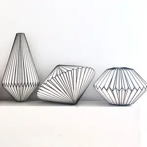 Origami Lamp Made Of Paper Folded Black And White Pinstripe Indian Lantern Origami Paper Lampshade