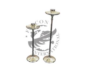 เชิงเทียนอลูมิเนียมหรูหราโรแมนติกสำหรับงานแต่งงานและคริสต์มาสของตกแต่งบ้านเชิงเทียนแฮนด์เมดทนทาน - Product Image 2